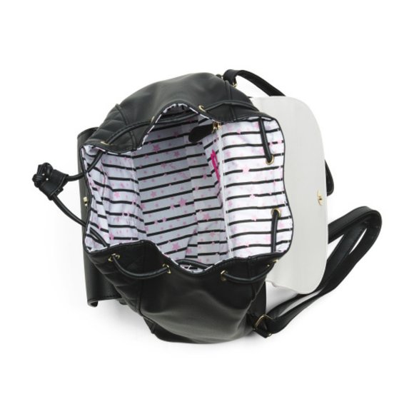 New LUV BETSEY Marly Kitsch Drawstring Backpack - Picture 4 of 5